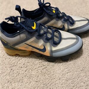 Nike Kids VaporMax Sneakers - Navy and Orange